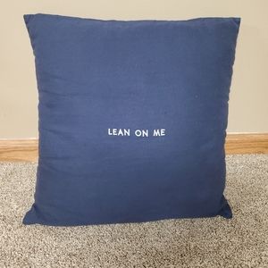 Kate Spade Navy "Lean On Me" Pillow